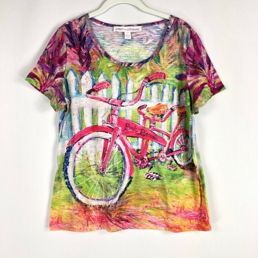 Leoma Lovegrove  Bicycle T Shirt Multicolor